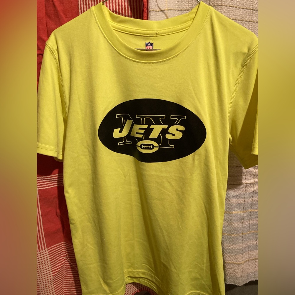 New York Jets Boys Shirt T-shirt Medium 10 / 12 Kids